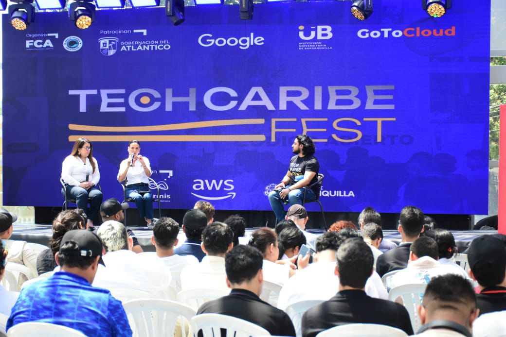 Tech Caribe Fest 2025 en la Plaza de la Paz Barranquilla